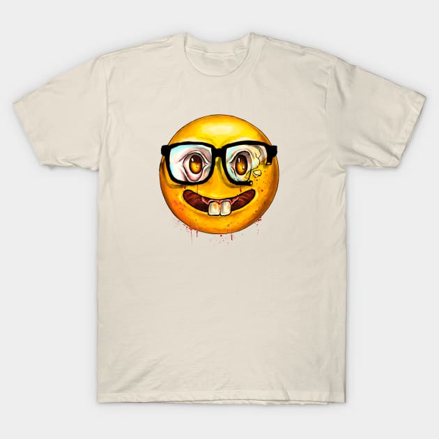 NERD FACE emojis T-Shirt by AMOS_STUDIO